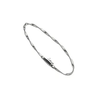 Marrakech White Gold Bangle