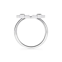 Guilloché Sterling Silver Ring