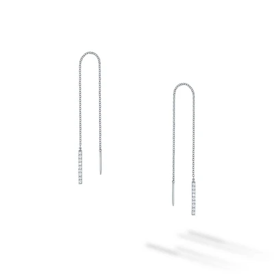 Diamond Threader Earrings