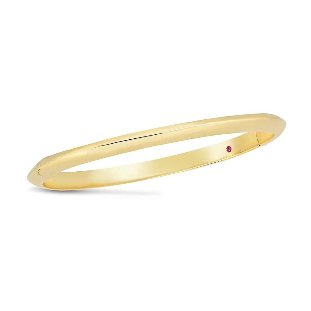 Basic Yellow Gold Bangle