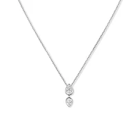 Josephine Ronde D'Aigrettes White Gold and Diamond Pendant