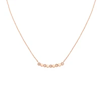 Bee My Love Rose Gold and Diamond Pendant