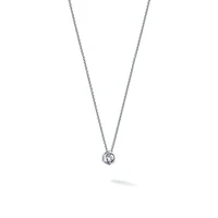 White Quartz and Silver Pendant