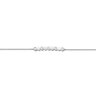 Bee My Love White Gold Diamond Bracelet