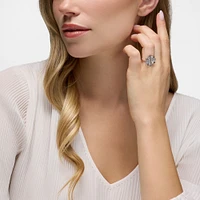 Guilloché Sterling Silver Ring