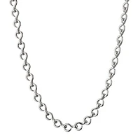 Infinite & Boundless The Twist Infinity Petite Silver Necklace