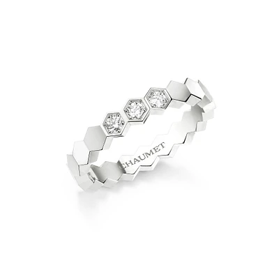 Bee My Love 3.5mm White Gold Diamond Ring