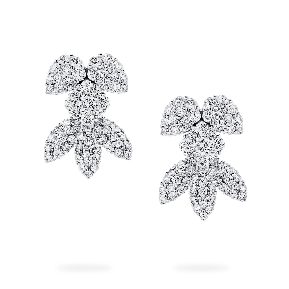 Birks Snowflake Diamond Snow Angel Earrings, Large