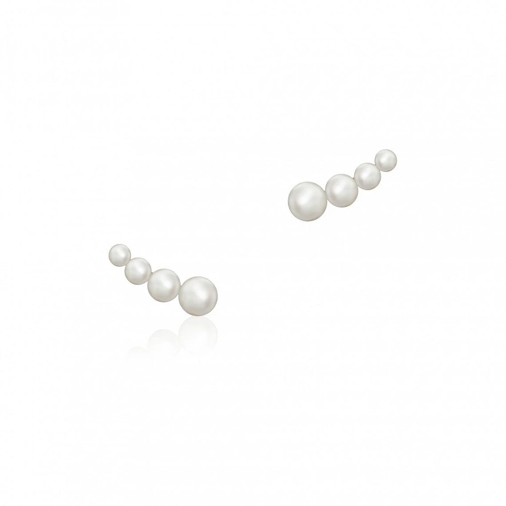 Freshwater Pearl Bar Earrings