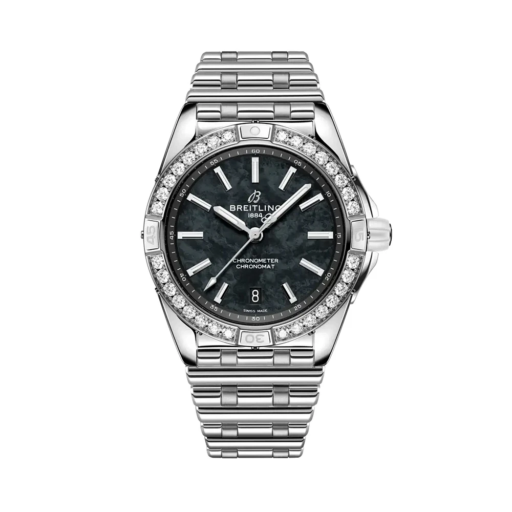 Super Chronomat Automatic 38 mm Stainless Steel and Diamond - Limited Edition