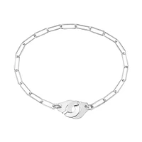 Menottes R10 White Gold Bracelet