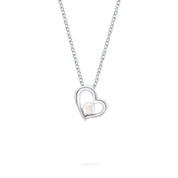 Freshwater Pearl Heart Pendant for Kids