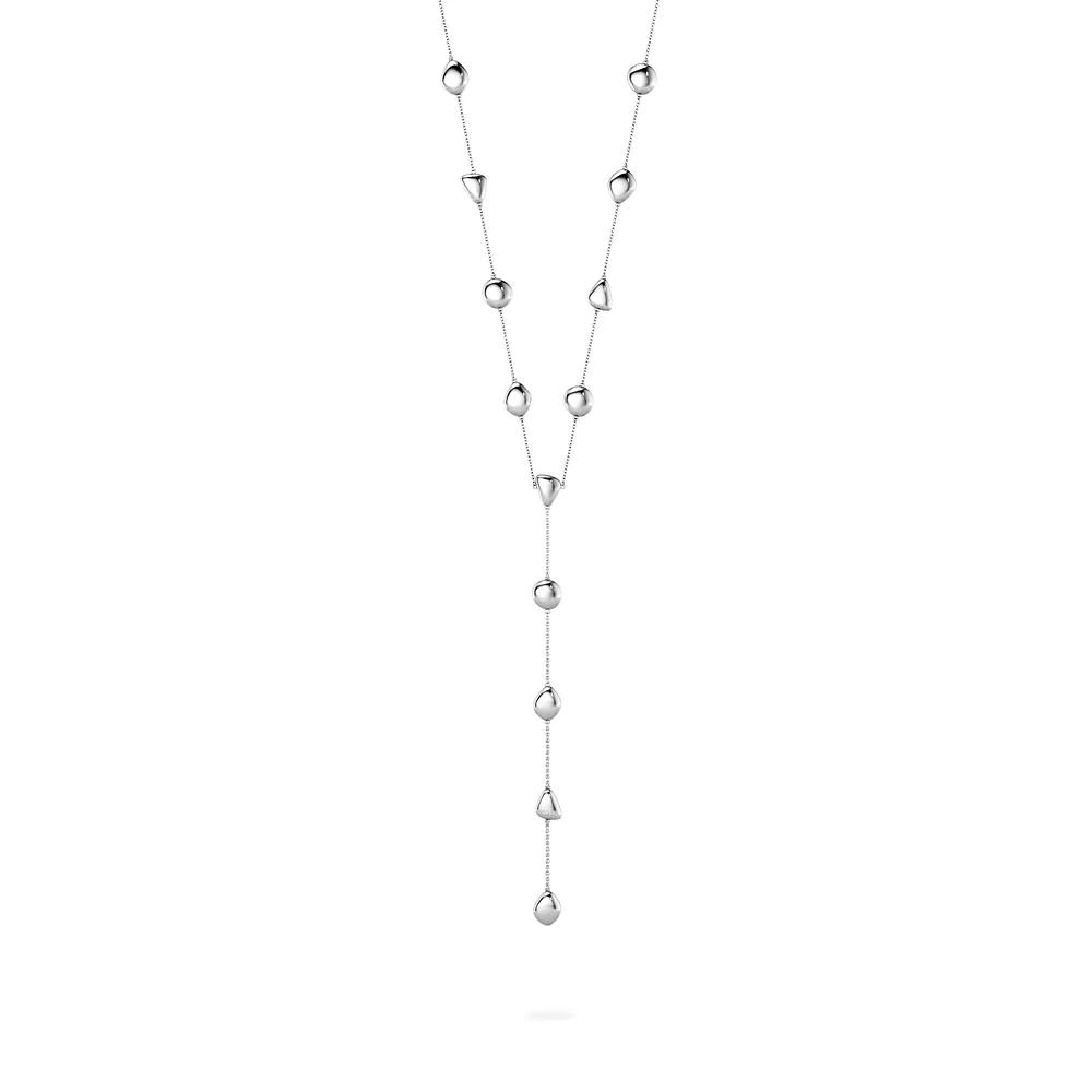 Silver Lariat Necklace