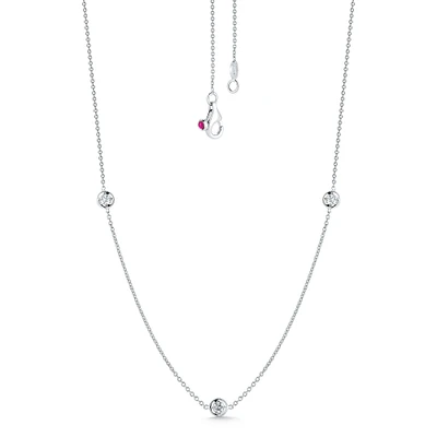 Diamonds by the Inch Gold -Row Station Diamond Necklace