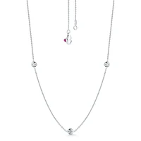 Diamonds by the Inch Gold -Row Station Diamond Necklace