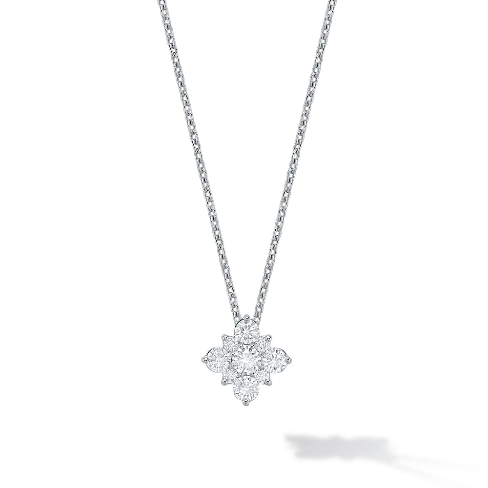 Diamond Square Cluster Pendant, Large