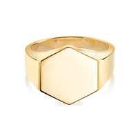 Yellow Gold Signet Ring