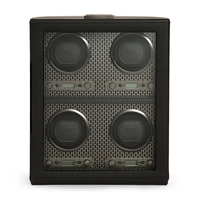 Axis Powder Coat Grey 4 Piece Watch Winder