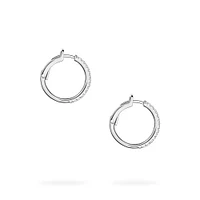 Diamond Hoop Earrings, Small