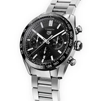 Carrera Automatic Chronograph 44 mm Stainless Steel
