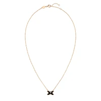 Jeux De Liens Rose Gold Onyx and Diamond Pendant