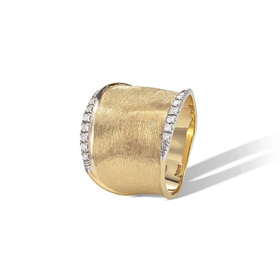 Lunaria Yellow Gold Diamond Ring