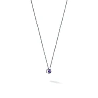 Amethyst and Silver Pendant