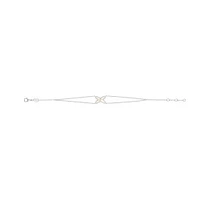 Jeux de Liens White Gold Mother-Of-Pearl Diamond Bracelet