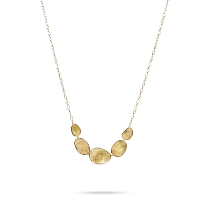 Lunaria Yellow Gold Necklace