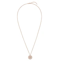 Jeux de Liens Harmony Small Rose Gold Diamond Pavé Necklace