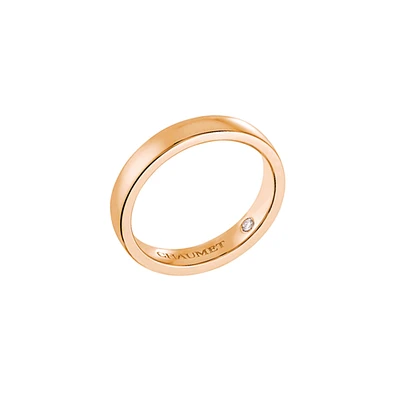 Les Éternelles Rubans Rose Gold Wedding Band