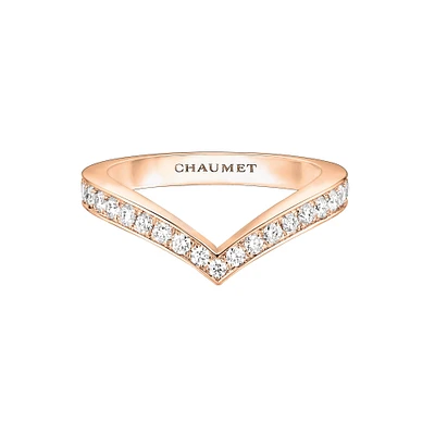 Joséphine Aigrette Rose Gold Diamond Pavé Ring