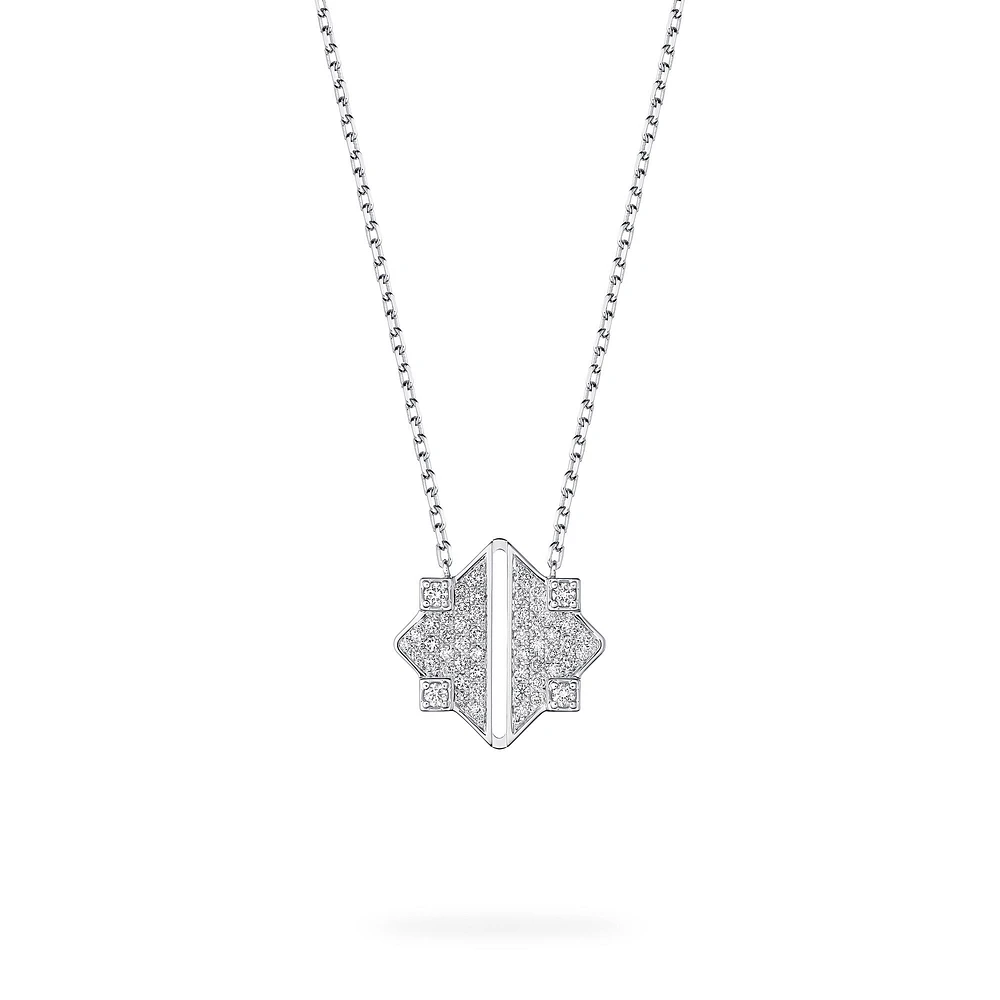 White Gold and Diamond Pendant