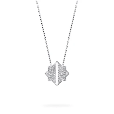 White Gold and Diamond Pendant
