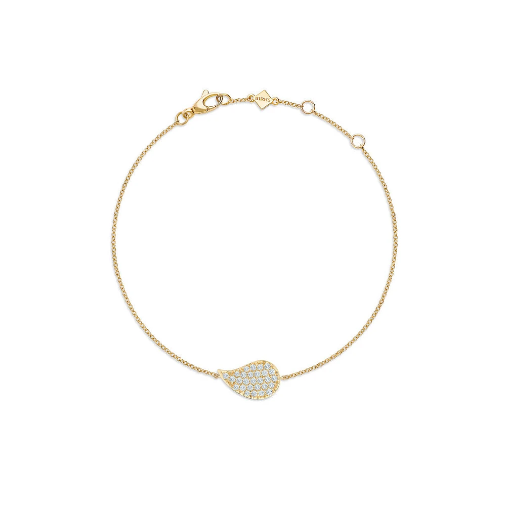 Yellow Gold and Diamond Bracelet