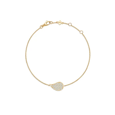 Yellow Gold and Diamond Bracelet