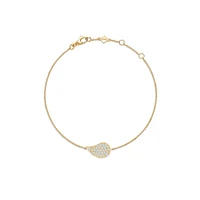 Yellow Gold and Diamond Bracelet