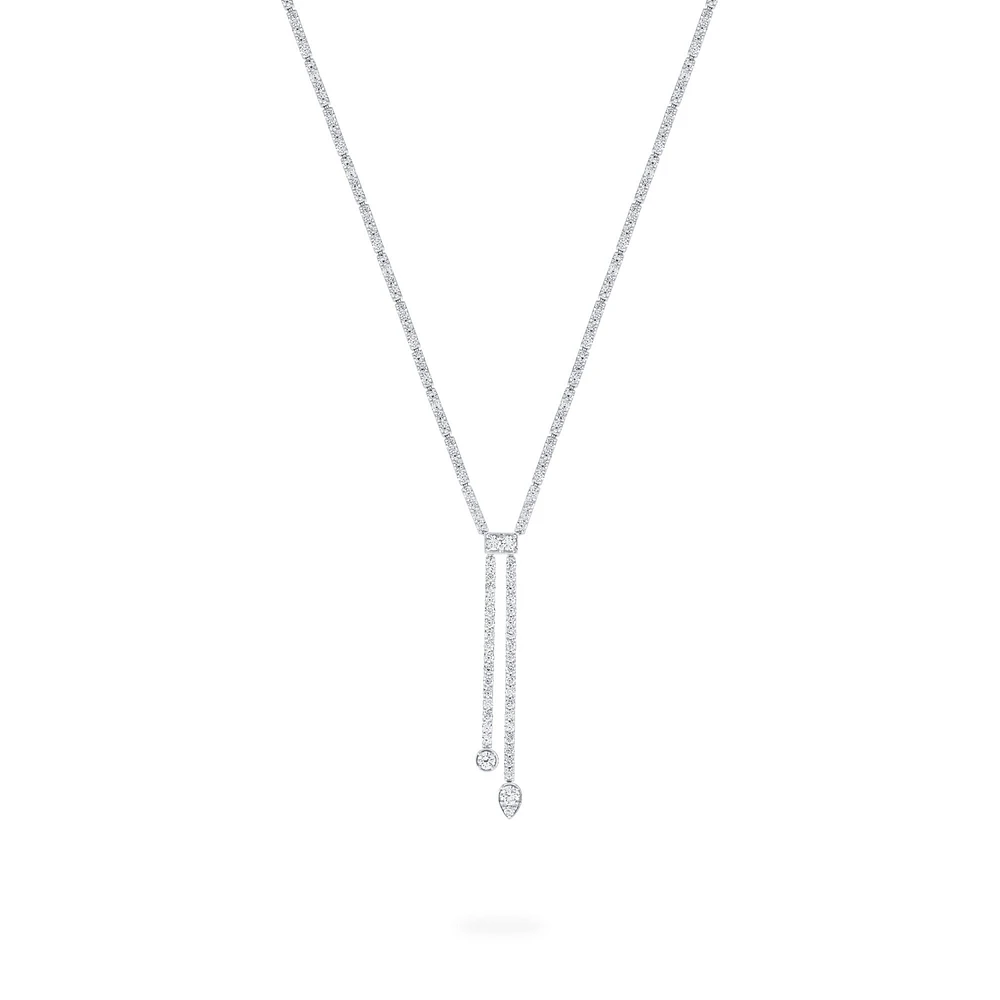 Diamond Lariat Necklace