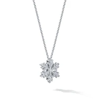 Pavé Diamond Snowflake Pendant