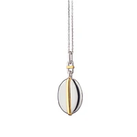 Slim Lockets Tess Silver and Yellow Gold Pendant