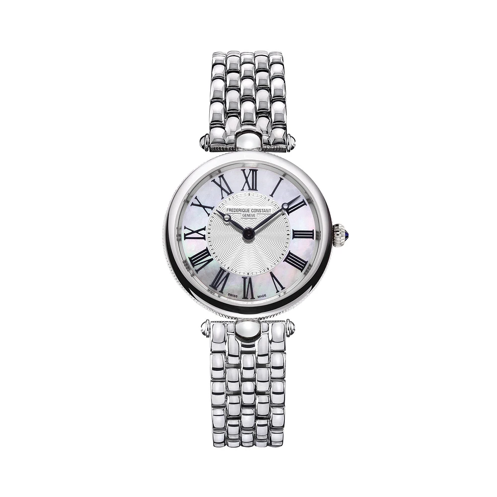 Classics Art Deco Round Quartz 30 mm Stainless Steel