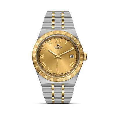 TUDOR Royal Automatic mm Yellow Gold and Stainless Steel