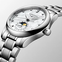 Master Automatic Moonphase 34 mm Stainless Steel and Diamond
