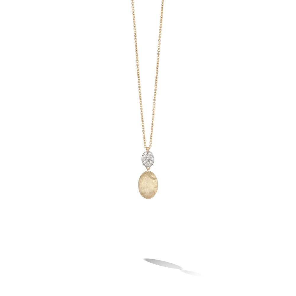 Siviglia Yellow Gold and Diamond Pendant