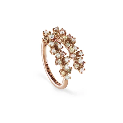 Mimosa Rose Gold and Diamond Ring