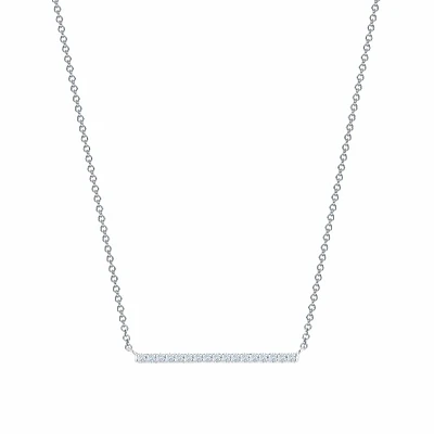 Diamond Bar Necklace