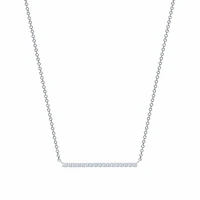 Diamond Bar Necklace