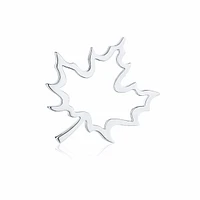 Maple Leaf Brooch, Sterling Silver