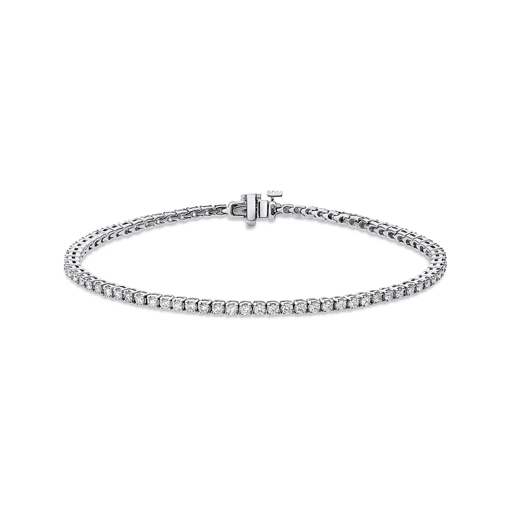 White Gold Diamond Tennis Bracelet