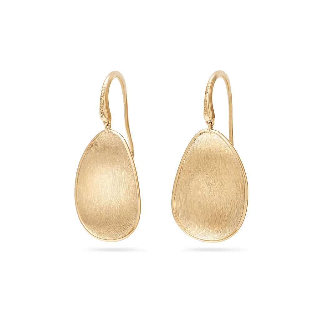 Lunaria Medium Yellow Gold Earrings